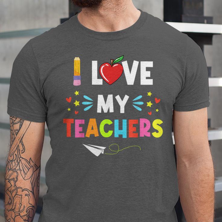 Teens Graduation I Heart My Teacher I Love My Teachers Unisex Jersey T-Shirt