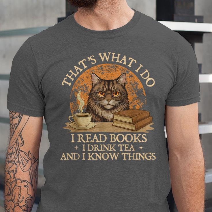 That’s What I Do I Read Books Reading Bookworm Reader Unisex Jersey T-Shirt