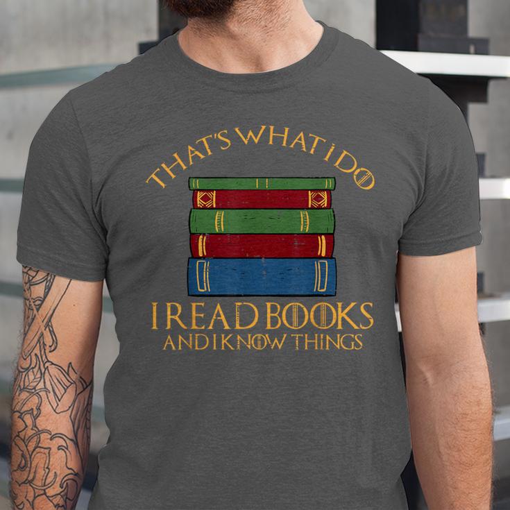 Thats What I Do Read Reading Book Librarian Across America Unisex Jersey T-Shirt