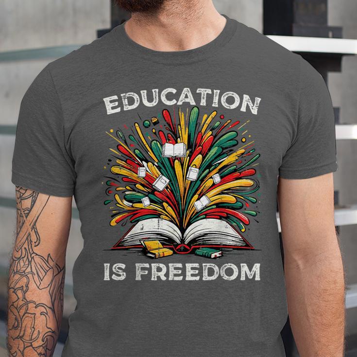 History Book Education Freedom Teacher Women Men Kids Unisex Jersey T-Shirt