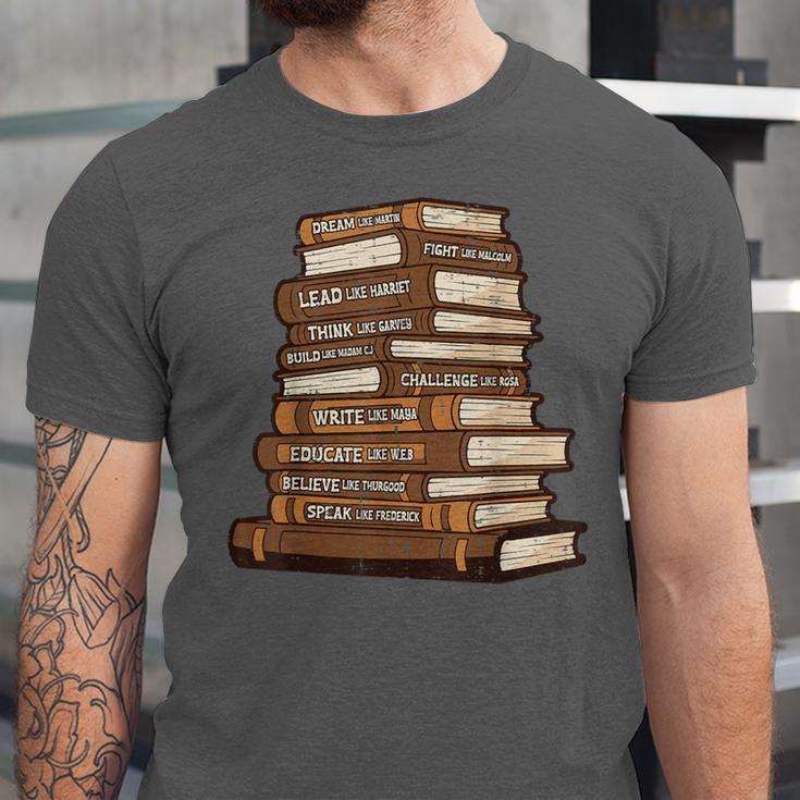 History Books Dream Like Martin African Women Men Kids Unisex Jersey T-Shirt