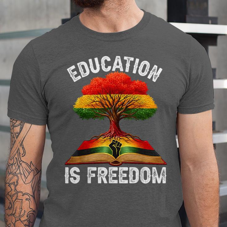 History Education Is Freedom Books Black History Unisex Jersey T-Shirt History Education Is Freedom Books Black History Unisex Jersey T-Shirt