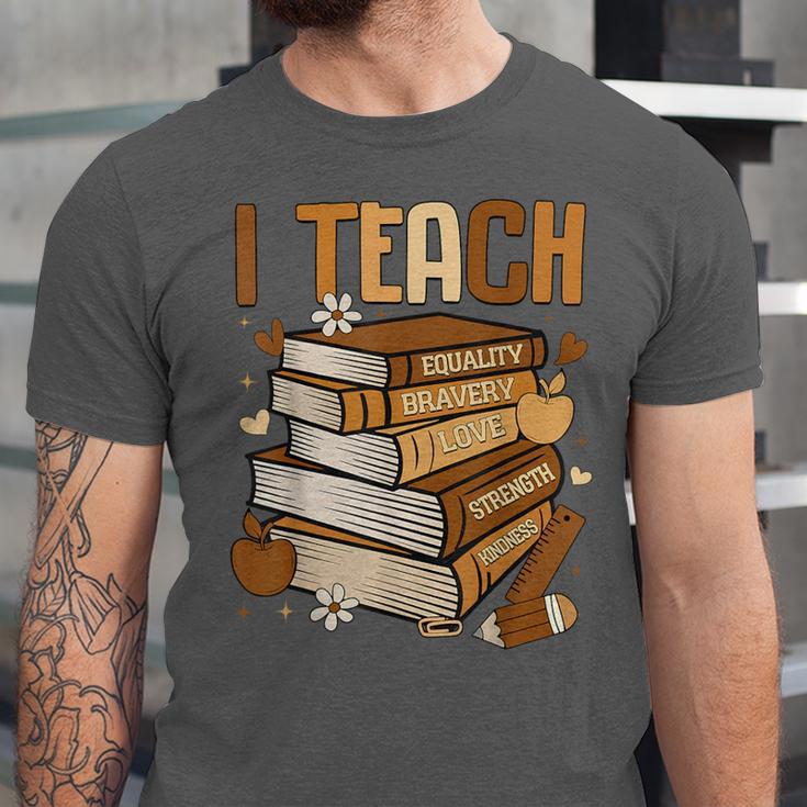 History Month I Teach Melanin Book Black Teacher Unisex Jersey T-Shirt History Month I Teach Melanin Book Black Teacher Unisex Jersey T-Shirt