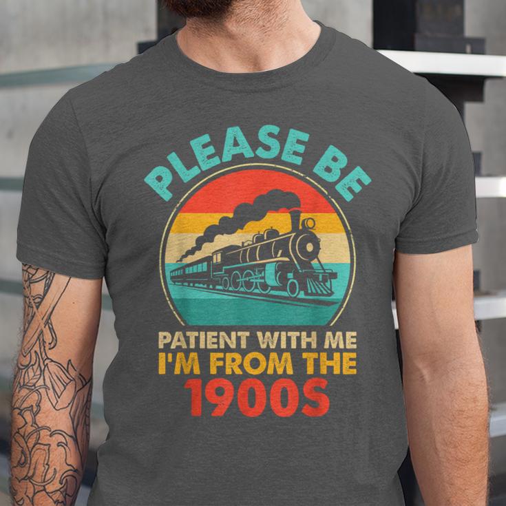 Train Please Be Patient I'm From The 1900s Men Unisex Jersey T-Shirt