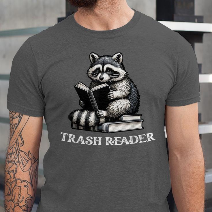 Trash Reader Book Reader Book Lover Book Reader Unisex Jersey T-Shirt