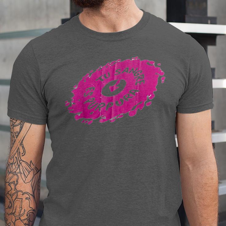 Tu Sangre Es Purpura Mexican Nostalgia Unisex Jersey T-Shirt