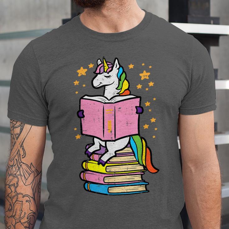 Unicorn Read Reading Book Librarian America Girls Women Unisex Jersey T-Shirt Unicorn Read Reading Book Librarian America Girls Women Unisex Jersey T-Shirt