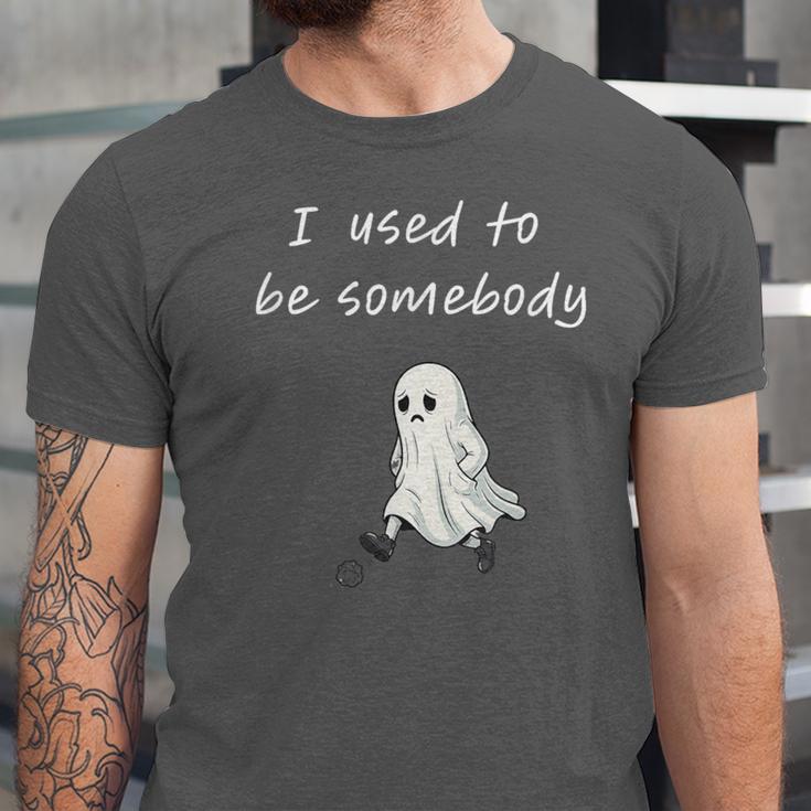 I Used To Be Somebody Nostalgia Halloween Spooky Season Unisex Jersey T-Shirt
