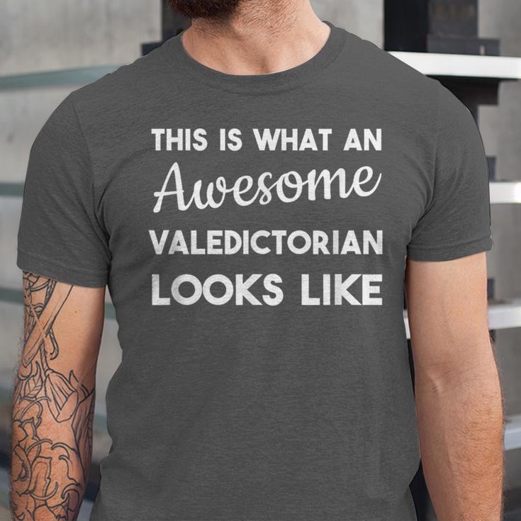 Valedictorian Graduation High School T-Shirt Unisex Jersey T-Shirt