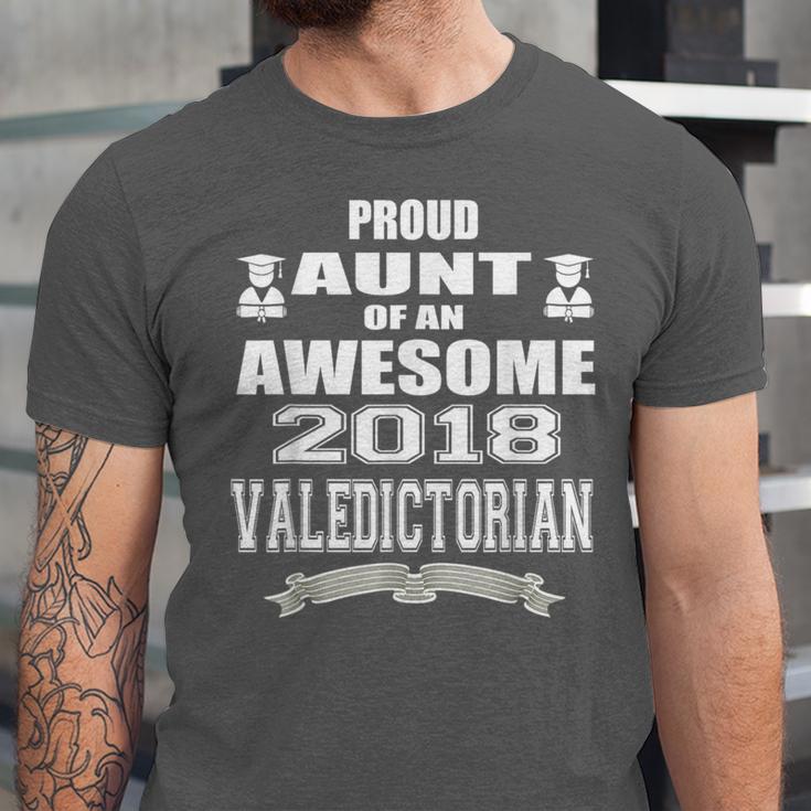 Valedictorian Scholar AuntShirt Graduation Speech Unisex Jersey T-Shirt