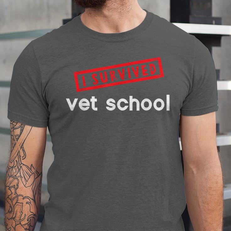Vet School Tech Graduation Future Veternarians I Survived Unisex Jersey T-Shirt
