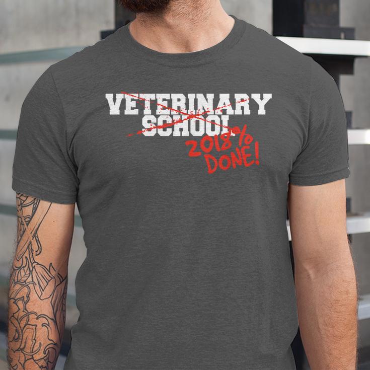 Veterinary School Graduation Class Of 2018 Unisex Jersey T-Shirt