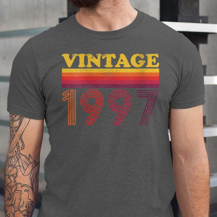 Vintage 1997 Retro Style 90's Born Nostalgia Vibes Birthday Unisex Jersey T-Shirt