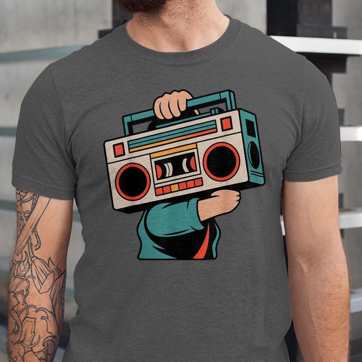 Vintage 80s 90s Retro Boombox Music Hip Hop Nostalgia Party Unisex Jersey T-Shirt Vintage 80s 90s Retro Boombox Music Hip Hop Nostalgia Party Unisex Jersey T-Shirt