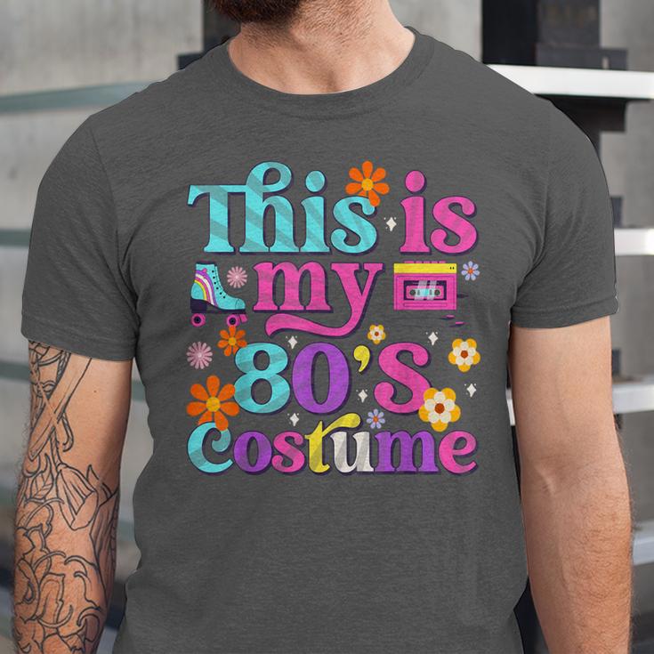 Vintage 80s Costume Nostalgia 1980s Fashion Cute Girls Women Unisex Jersey T-Shirt