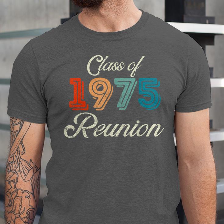 Vintage Class Of 1975 Reunion 50th Graduation Classmate Cool Unisex Jersey T-Shirt