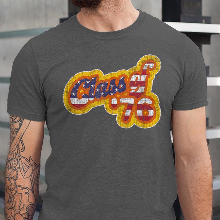 Vintage Class Of 1976 Bicentennial Graduation Year Unisex Jersey T-Shirt