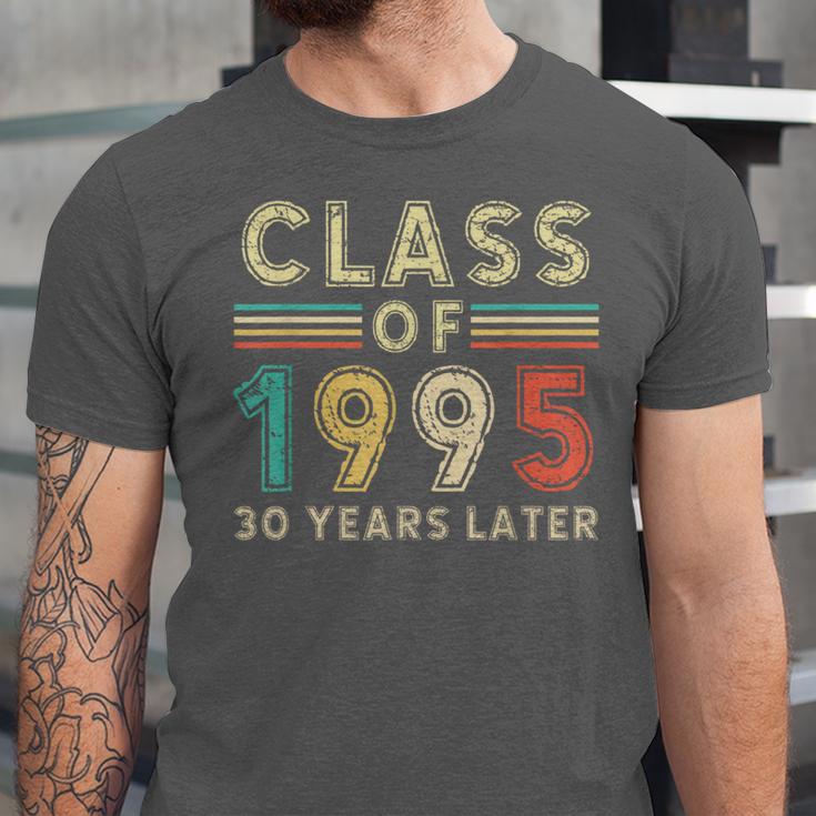 Vintage Class Of 1995 30th Reunion Alumni Graduation Party Unisex Jersey T-Shirt