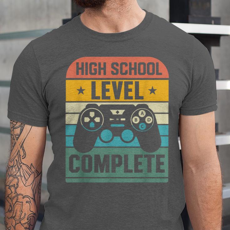Vintage Class Of 2024 High School Graduation Student Unisex Jersey T-Shirt