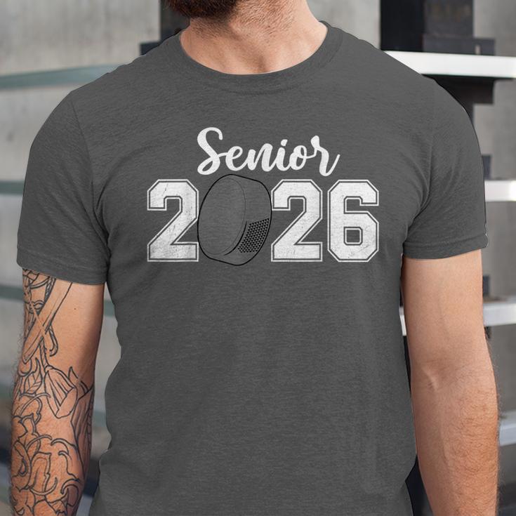 Vintage Class Of 2026 Hockey Senior 2026 Graduation 2026 Unisex Jersey T-Shirt