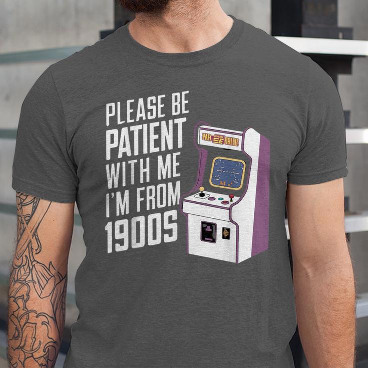 Vintage Gaming Please Be Patient With Me I'm From The 1900s Unisex Jersey T-Shirt
