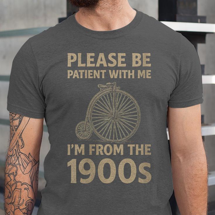 Vintage Please Be Patient With Me I'm From The 1900s Cycle Unisex Jersey T-Shirt Vintage Please Be Patient With Me I'm From The 1900s Cycle Unisex Jersey T-Shirt