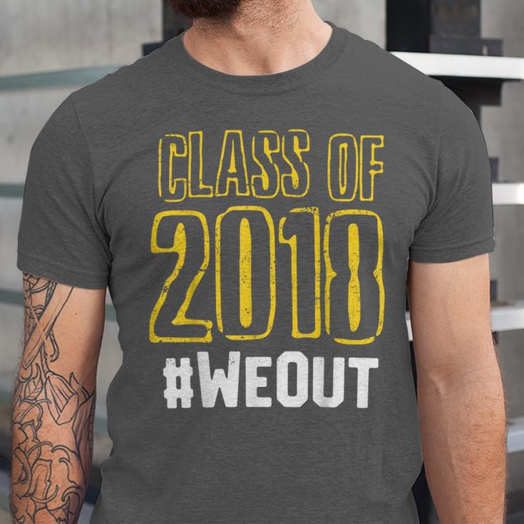 We Out WeOut Class Of 2018 Senior Graduation Unisex Jersey T-Shirt