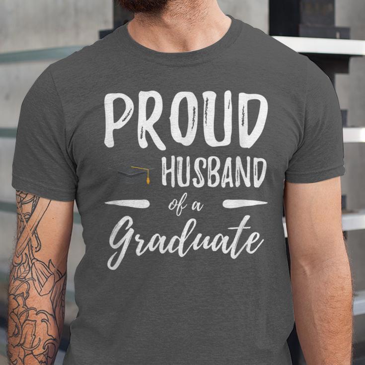 Wife's Graduation Shirt 2018 Proud Husband Of a Graduate Unisex Jersey T-Shirt