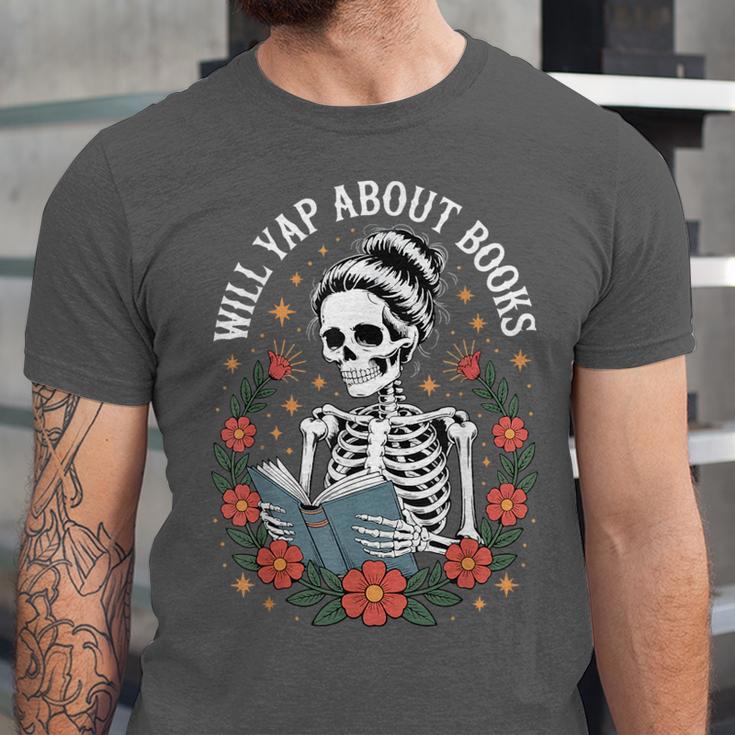 Will Yap About Books Unisex Jersey T-Shirt Will Yap About Books Unisex Jersey T-Shirt