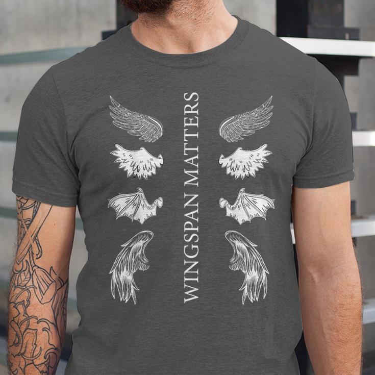 Wingspan Matters For Book Lover Unisex Jersey T-Shirt