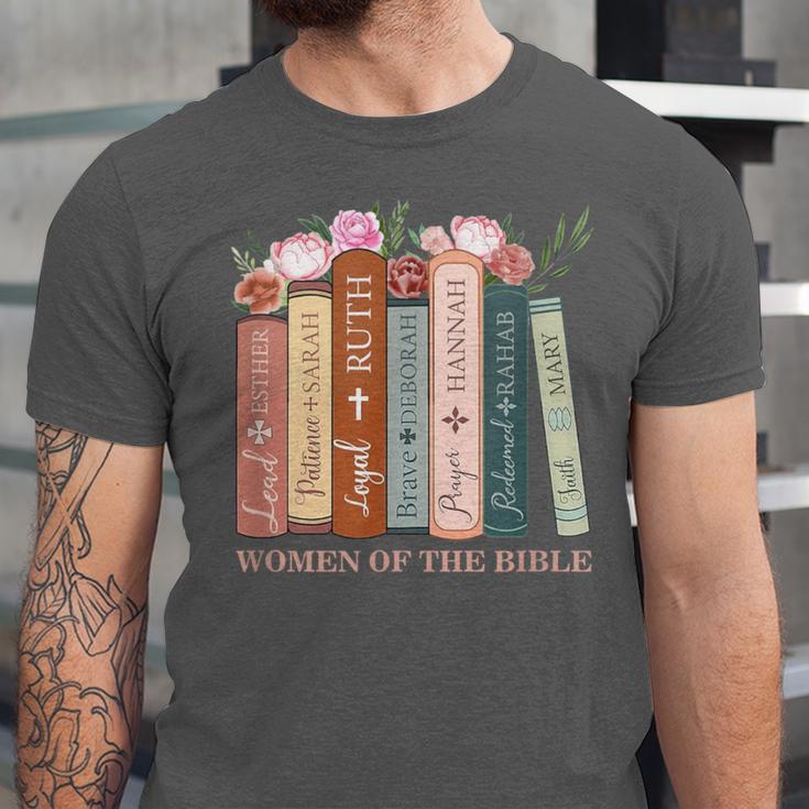 Women Of The Bible Christian Books Full Color Unisex Jersey T-Shirt