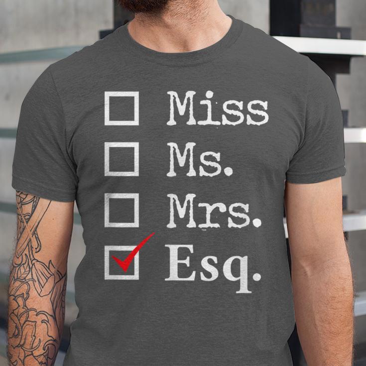Women Lawyer Attorney Law School Graduation Lawyer Unisex Jersey T-Shirt