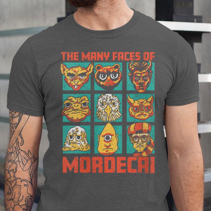 Women's DCC Many Faces Of Mordecai Grid Gamer Series Book Unisex Jersey T-Shirt Women's DCC Many Faces Of Mordecai Grid Gamer Series Book Unisex Jersey T-Shirt