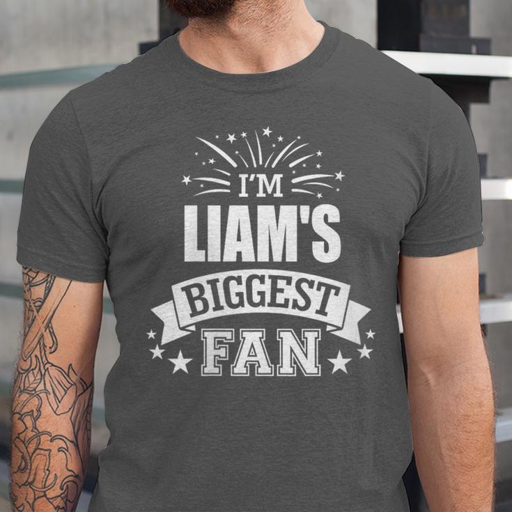Women's Liam Personalized Name Sports Fan Birthday Graduation Unisex Jersey T-Shirt