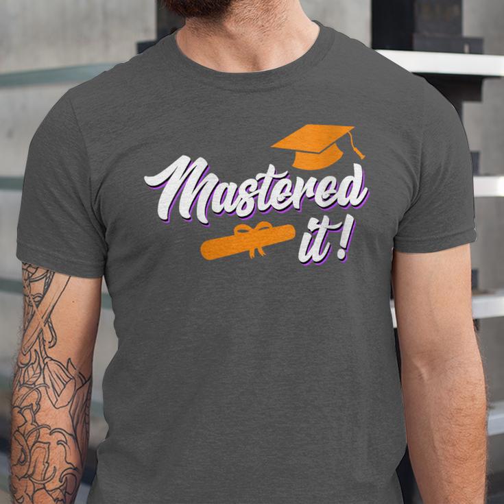 Women's Master Graduation 2026 Mastered It Master's Degree Unisex Jersey T-Shirt