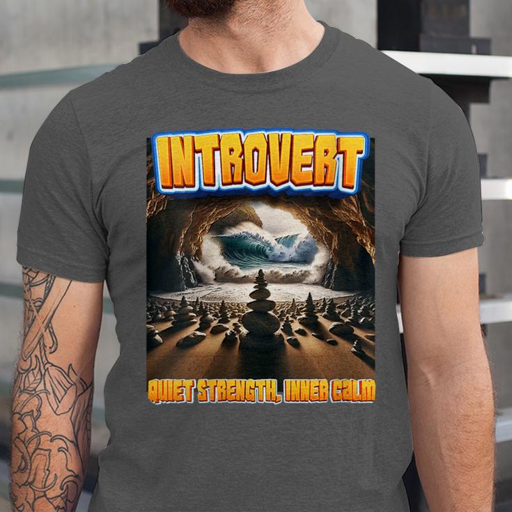 World Introvert Day Quiet Strength Inner Calm Unisex Jersey T-Shirt World Introvert Day Quiet Strength Inner Calm Unisex Jersey T-Shirt