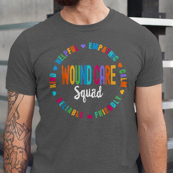 Wound Care Nurse Squad Appreciation Graduation Staff RN Unisex Jersey T-Shirt