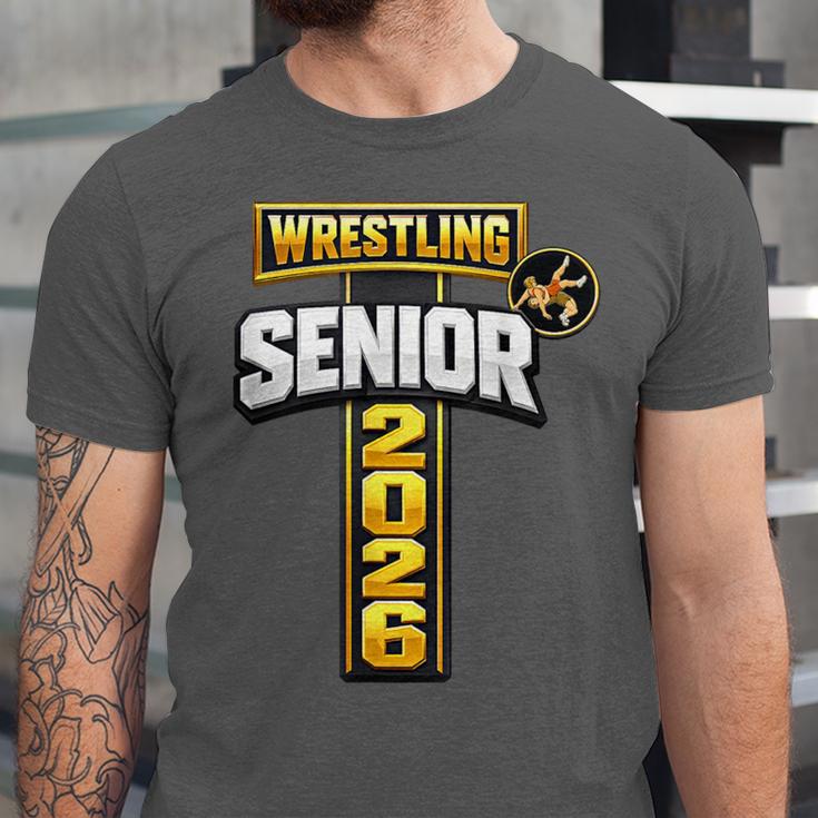 Wrestling Senior Night Senior 2026 Faith Cross Graduation Unisex Jersey T-Shirt