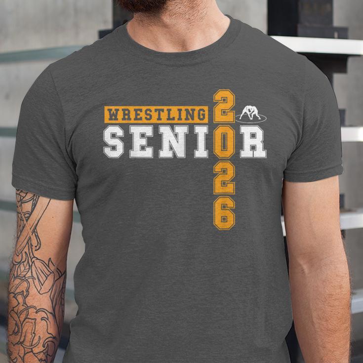 Wrestling Senior Night Wrestling Senior 2026 Graduation 27 Unisex Jersey T-Shirt