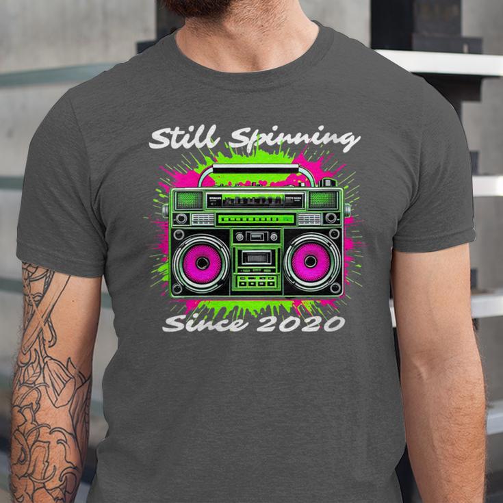 Y2K Home DJ Quarantine Nostalgia Boombox Party Unisex Jersey T-Shirt