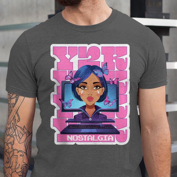 Y2K Nostalgia Retro Aesthetic Trendy Vintage Unisex Jersey T-Shirt Y2K Nostalgia Retro Aesthetic Trendy Vintage Unisex Jersey T-Shirt