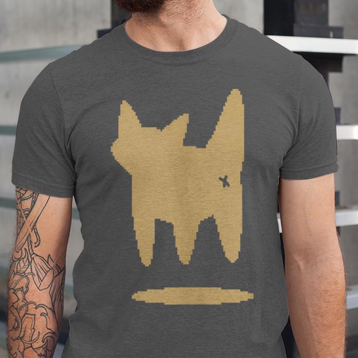 Yk2 Cat With Tomboy Tail 90s Nostalgia Downtown Indie Unisex Jersey T-Shirt