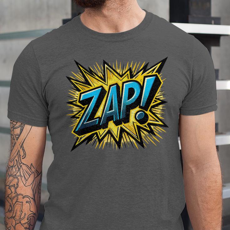 ZAP Comic Book Retro Artwork – Cartoon Collector Unisex Jersey T-Shirt ZAP Comic Book Retro Artwork – Cartoon Collector Unisex Jersey T-Shirt