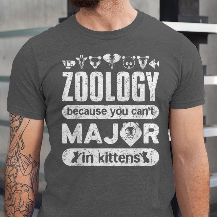 Zoology Major Graduation Zoology Quote Unisex Jersey T-Shirt