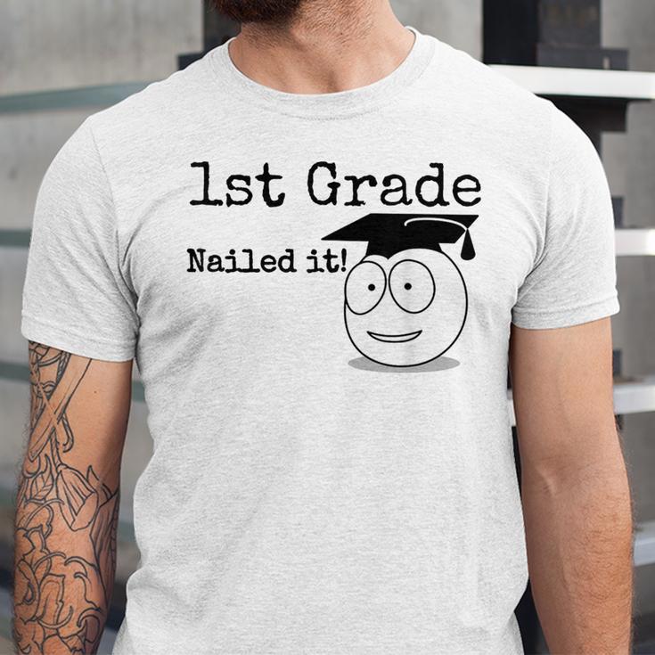1st Grade Nailed It Kids Graduation TShirt Second Grade Unisex Jersey T-Shirt