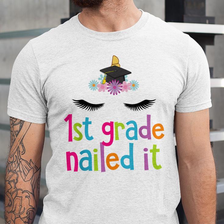 1st Grade Nailed ItShirt Unicorn Graduation Class Of 2018 Unisex Jersey T-Shirt