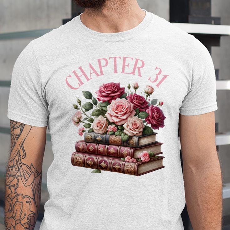 31st Birthday Chapter 31 Birthday Shirt Women Book Lover Unisex Jersey T-Shirt 31st Birthday Chapter 31 Birthday Shirt Women Book Lover Unisex Jersey T-Shirt