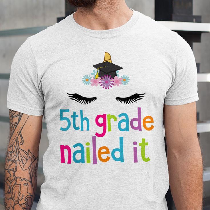 5th Grade Nailed ItShirt Unicorn Graduation Class Of 2018 Unisex Jersey T-Shirt