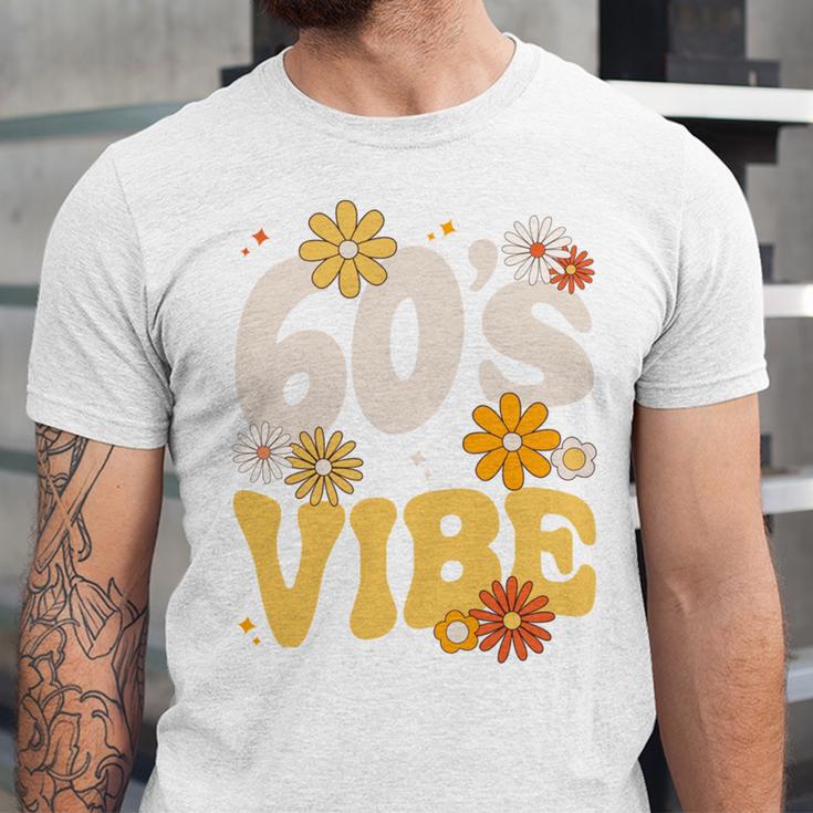60's Vibe Vintage Nostalgia Mixtape Era 1960s Party Groovy Unisex Jersey T-Shirt