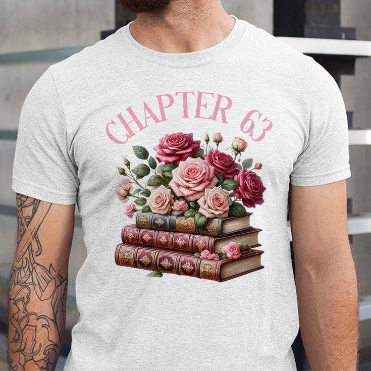 63rd Birthday Chapter 63 Birthday Shirt Women Book Lover Premium Unisex Jersey T-Shirt 63rd Birthday Chapter 63 Birthday Shirt Women Book Lover Premium Unisex Jersey T-Shirt